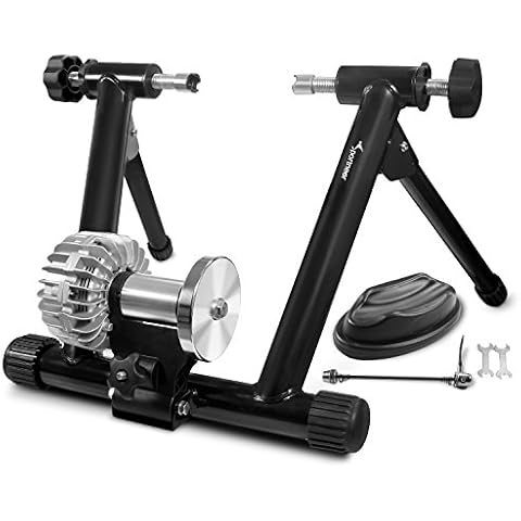 Sportneer Fluid Bike Trainer Ständer, Indoor Fahrrad Training Stand schwarz Cover