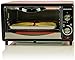 Ovente Countertop 4 Slice Capacity Convection Toaster Oven with Stainless Steel Portable Baking Pan & Crumb Tray, Compact Easy Clean 800 Watt Pizza Maker with 3 Cooking Mode and Timer, Pink TO5810P