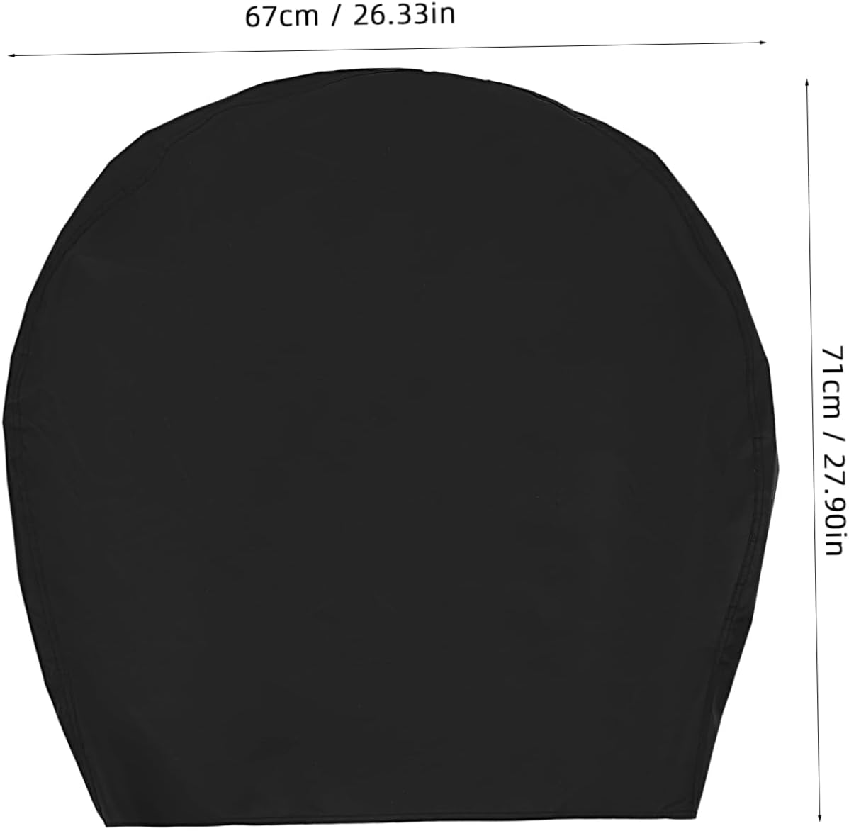 VALICLUD 4Pcs Tire Covers for Outdoor Protection Oxford Fits Tire Easy Installation Secure Fit for Trucks Suvs Rvs Trailers and Campers