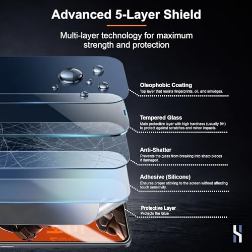 Image of Tempered Glass for iQOO Neo 7 Pro | Neo 7 | 11 | 9T (6.78 Inch) Military Grade 9H Screen Guard, Anti-Scratch, Shatterproof, Edge-to-Edge Full Coverage - Black Border