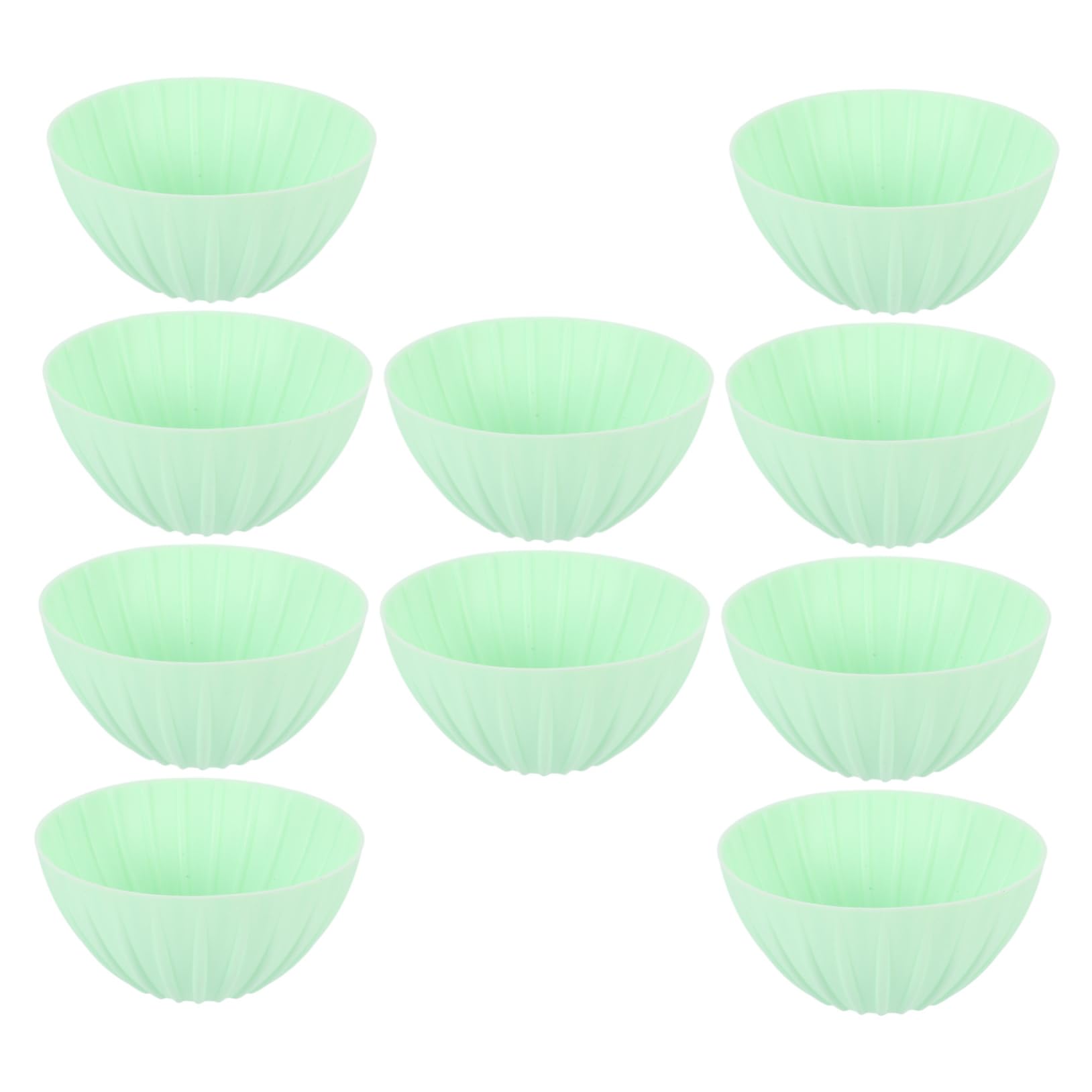 KICHOUSE Silicone Bread Proofing Basket Set 10pcs for Sourdough Baking Easy Stackable Clean Dishwasher Safe