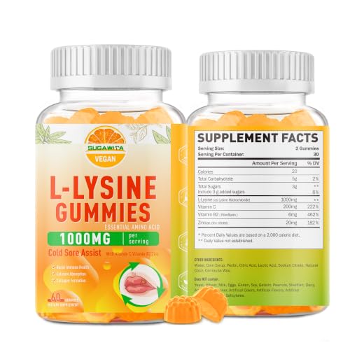 SUGAWITA 2-Pack Lysine Gummies