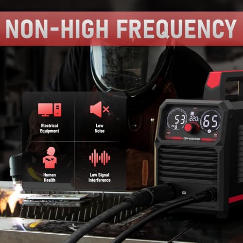 YESWELDER CUT-65DS PRO Plasma Cutter - 65Amp Non-Touch Arc, Digital DC Inverter, 110/220V Dual Voltage
