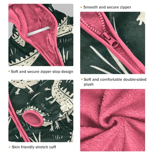 CHIFIGNO Pastel Marshmallows Toddler Girl Sweatshirt Thickened Warm Soft Comfy Sweatshirt Jacket with Arctic Fleece Lining 3T3