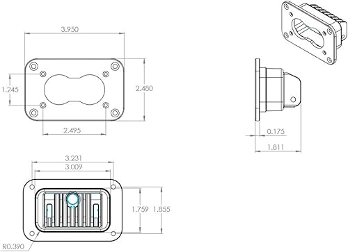 Miniatura 3 de LED de ángulo ancho ámbar empotrado montaje S2 Pro Baja diseños