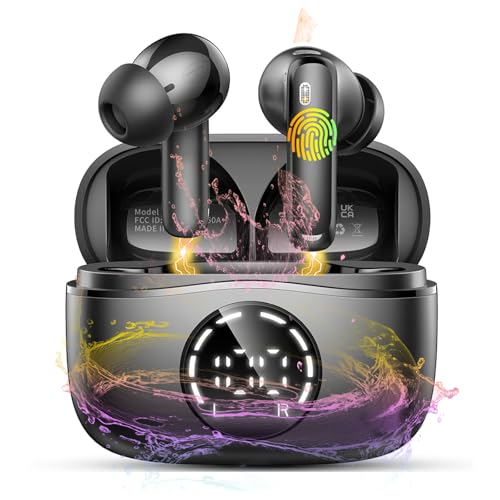 Bluetooth Kopfhörer, 2025 Kopfhörer Kabellos Bluetooth 5.4 In Ear Kopfhörer mit 4 ENC Noise Cancelling Mikrofon Earbuds, 48H Spielzeit, HiFi Stereo, IP7 Wasserdicht Ohrhörer für Yoga/Reisen/Arbeit Neu