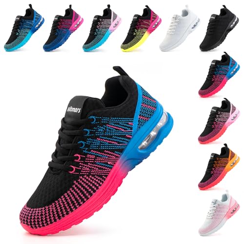 Hitmars Laufschuhe Damen Turnschuhe Luftpolster Sneaker Air Sportschuhe...