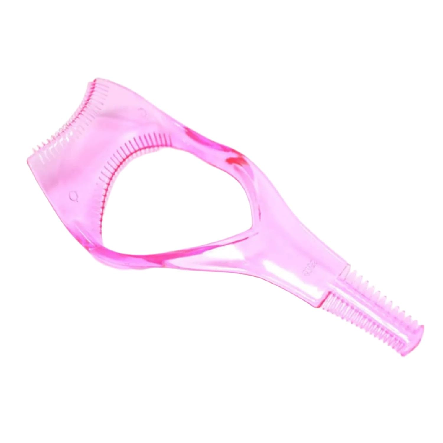 Wowli 3-in-1 Plastic Mascara Applicator & Eyelash Tool – Brush, Curler, Comb & Eyelash Guide for Better Eye Makeup (1 Pc)