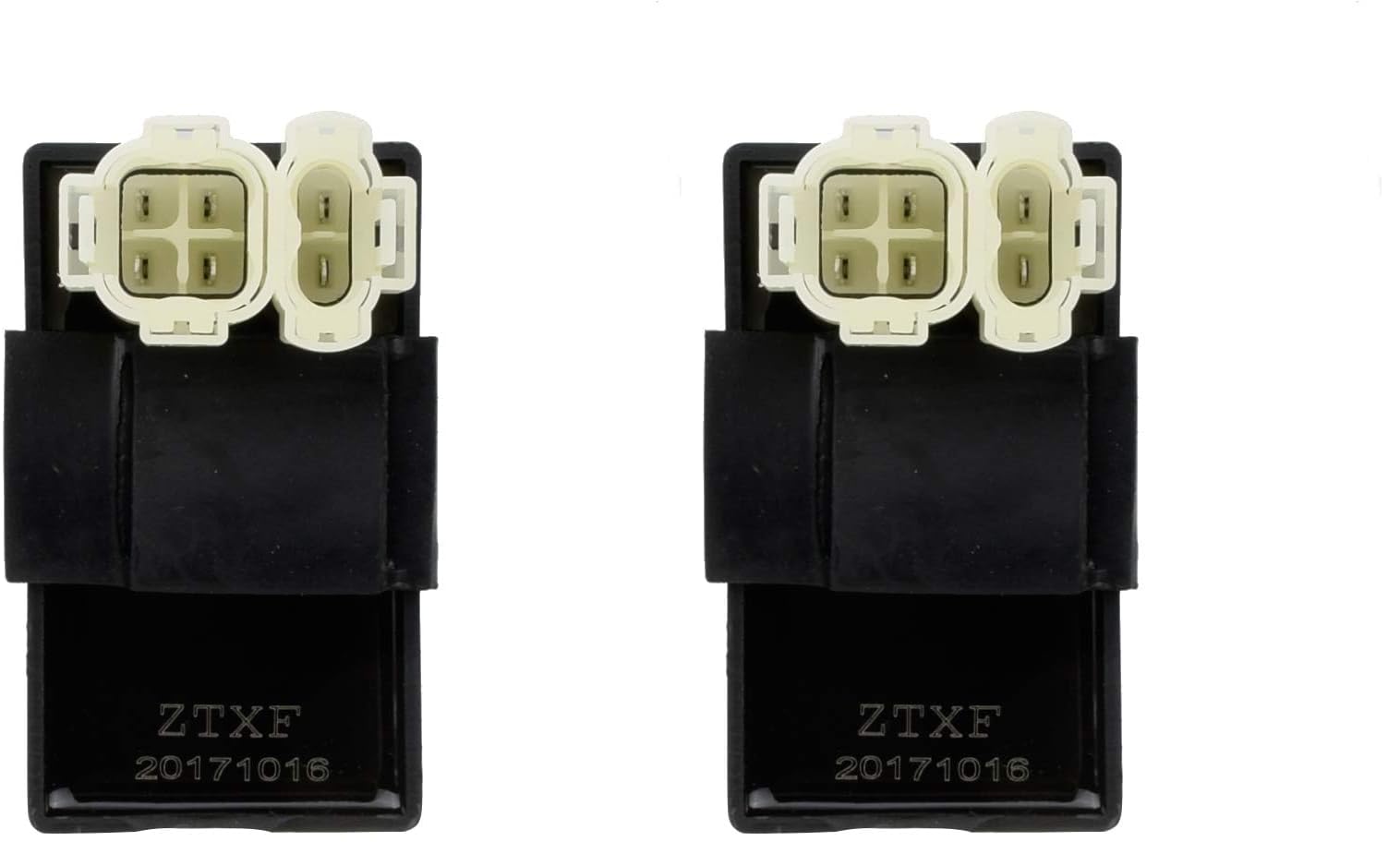 HIAORS 6 Pin AC CDI BOX for GY6 50cc 125cc 150cc ATV Taotao Roketa Sunl Scooter Moped Go Kart 4 Wheeler Quad Bikes Parts (Pack of 2)