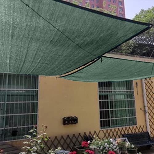 Sun e Net con ojales 80 % resistente a los rayos UV, paño para jardín al aire libre, par Recle verde, 1 x 1,8 m, protección solar