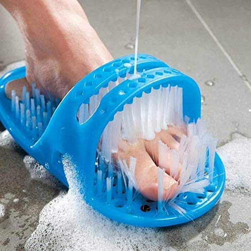HS Enterprise Waterproof Easy Foot Cleaner Shower Slipper for All Age groups foot cleaning brush Shower Feet Cleaner/Scrubber/Pumice Stone Massager (FOOT SPA)