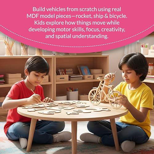 Image of BaCHPan Transport DIY Craft Kit for Kids 6+ | STEM Toy