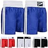 Farabi-Sports-Pro-Boxing-Shorts-for-Boxing-Training-Punching-Sparring-Fitness-Gym-Kickboxing-Equipment-Trunks Farabi Sports Boxing Shorts – Boxing Trunks for Training Punching, Sparring Fitness Gym Kickboxing Shorts Men & Women (Blue, X-Small)