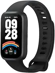 Smartband Fitness com Monitor de Frequência Cardíaca, Tela Colorida, Pulseira Preta, Rastreador de Atividades