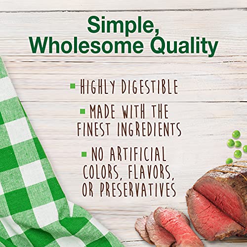 Image of Nylabone Healthy Edibles Dog Treats, Roast Beef Flavor, X-Small, 8 Count | Natural dog chews, made in USA, highly digestible, vet recommended, long lasting chews for small dogs up to 15 lbs