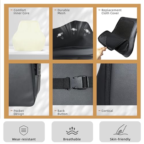 Joyset Back Massager with Heat,Neck Massager for Back Pain Deep Tissue,4D Kneading Shiatsu Lower Back Massage Pillow for Neck Shoulder Legs,Gifts for Mom,Dad,Women,Men