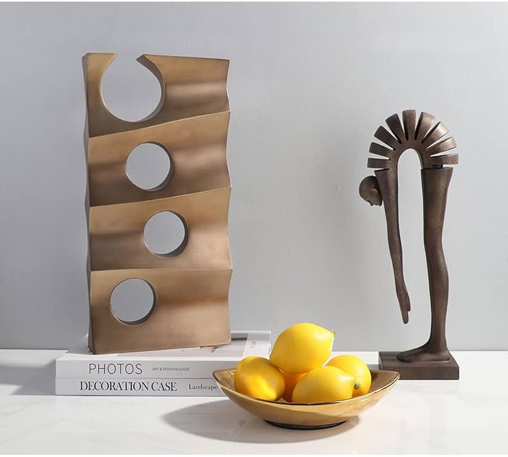 KILCVEM Heminredning Staty Modern Abstrakt Konst Skulptur Karaktu00e4r Ornament Harts Keramik Kreativa Figurer Vardagsrum Kontor Bord Dekoration Hantverk, Vit A KILCVEM Heminredning Staty Modern Abstrakt Konst Skulptur Karaktu00e4r Ornament Harts Keramik Kreativa Figurer Vardagsrum Kontor Bord Dekoration Hantverk, Vit A