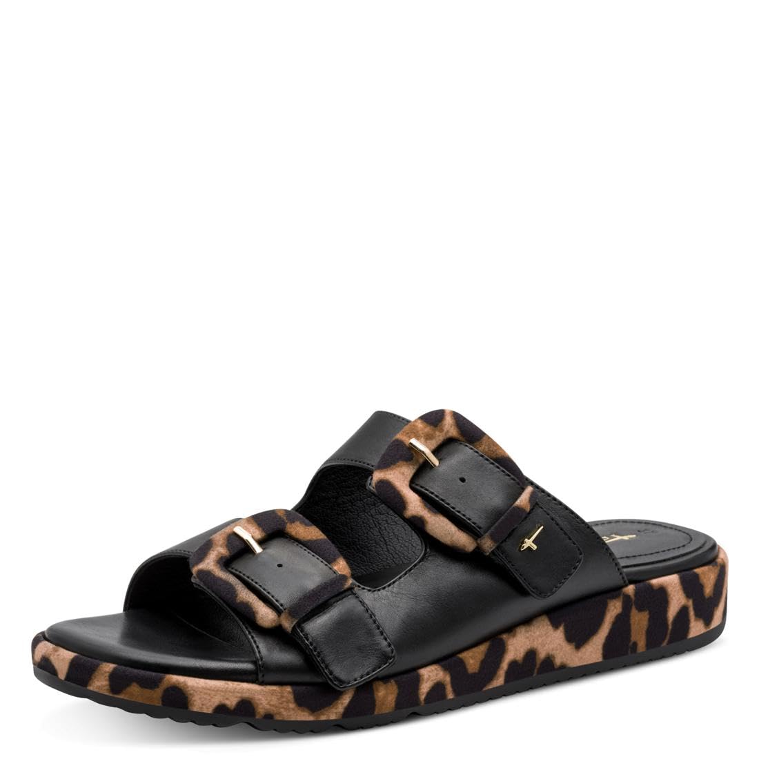 Tamaris Women's mule with wedge heel black 8 UK