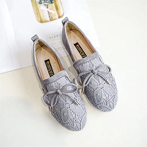 Stunner Womens Ballet Flats Lace Breathable Flats Comfortable Mesh Dress Flats3