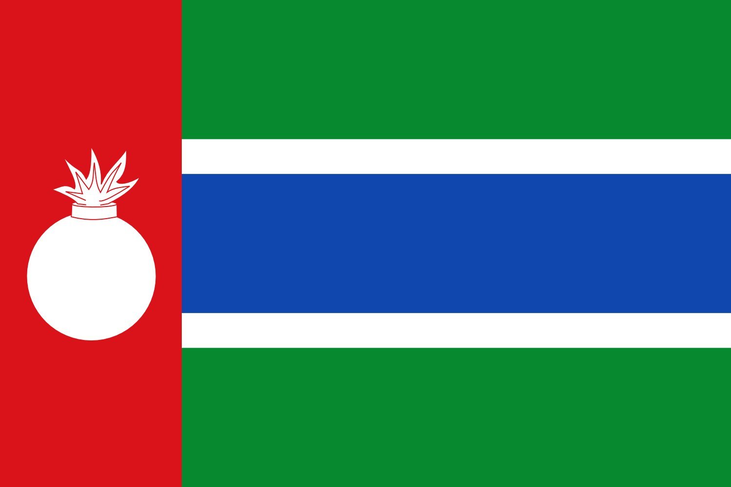 Drapeau de Corduente grand format officiel de la municipalité de Castille-La Manche