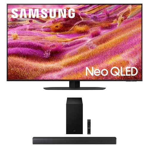 Image of Samsung QN43QN90FAFXZA 43 Inch Neo QLED 4K QN90F Vision AI Smart TV with a HW-B630F B-Series Soundbar 3.1 Ch and Subwoofer with Dolby Audio (2025)
