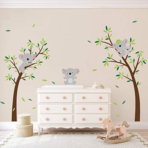 Vinilos Decorativos con Diseño de Koala y Árbol, 2 unidades miniatura 2
