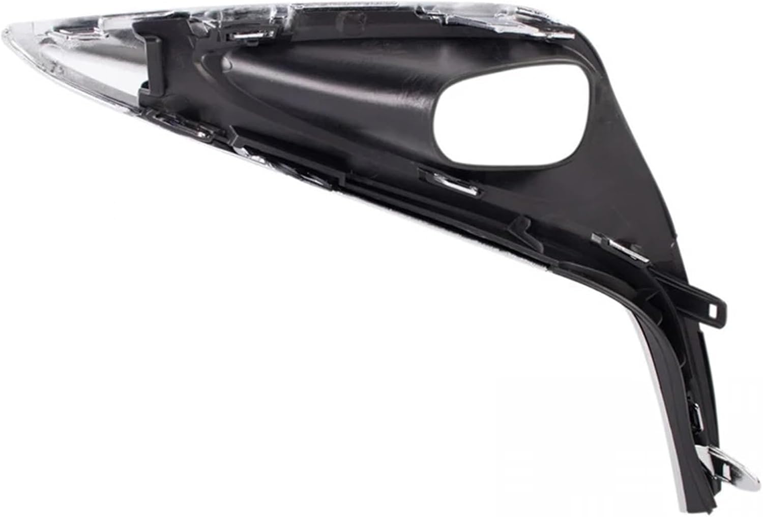 for Lexus ES300h ES350 2016-2018 Car Fog Lamp Frame Cover ABS Front Bumper Trimming Bezel(Left Outside)