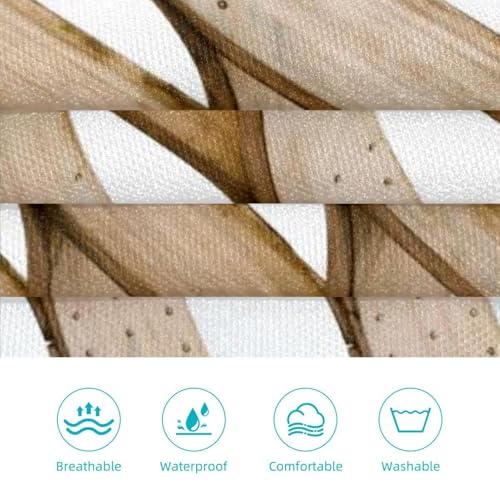 Tablier de cuisine avec 4 broches style artisanat en bois