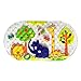 PTAPIPI Tapis de Bain pour Tapis de Douche, 39 cm x 69 cm Tapis de Douche antidérapants avec ventouses, Tapis de Baignoire Lavable en Machine pour Salle de Bain (Forest Zoo)