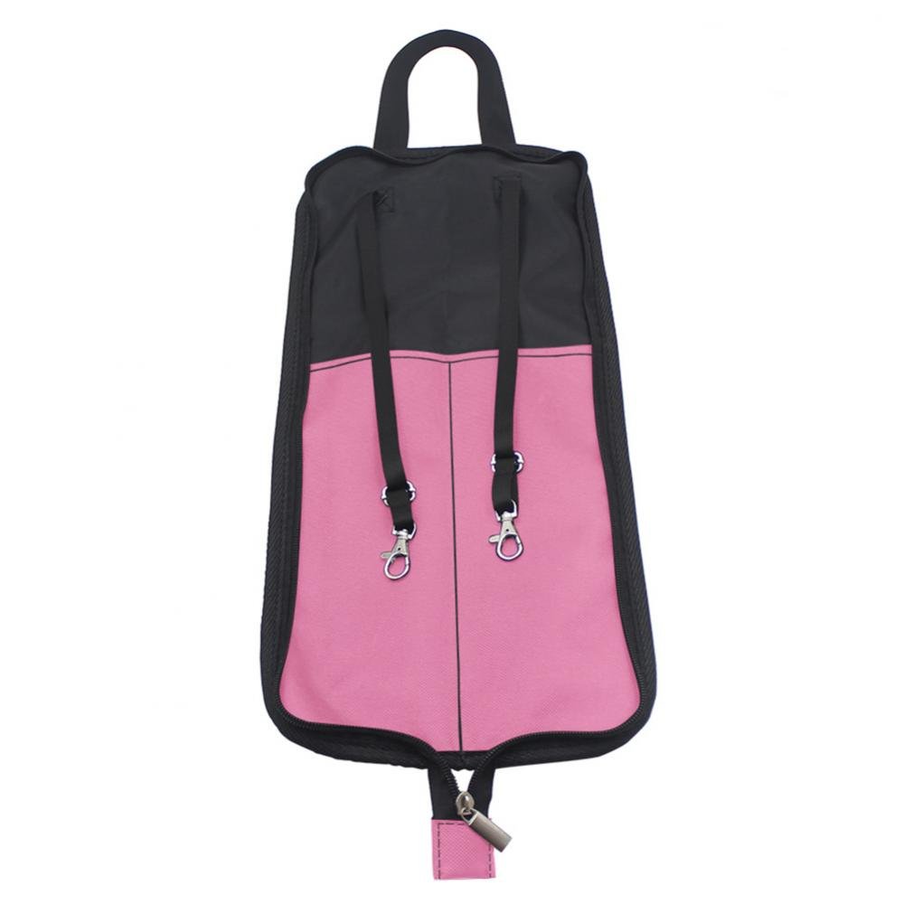 Drfeify Borsa per Bacchette, Custodia per Bacchette per Appendere Le Bacchette Portatile Porta Bacchette con Manico(Rosa)