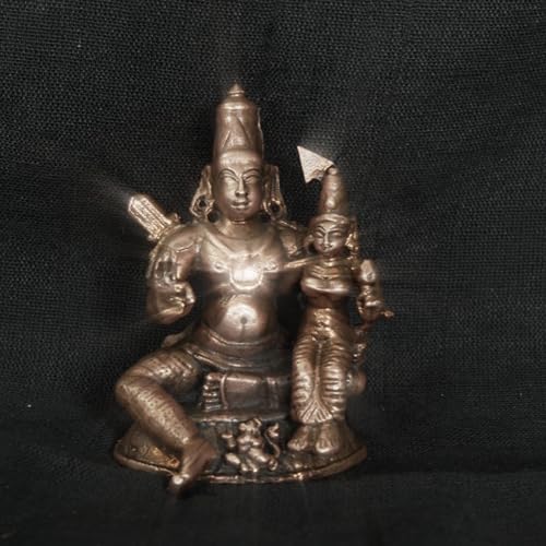 Image of Copper God Idols Ram and seeta i, 2.3 inches, 160 Grams, Patina Antique Finish, Pack of 1 Piece