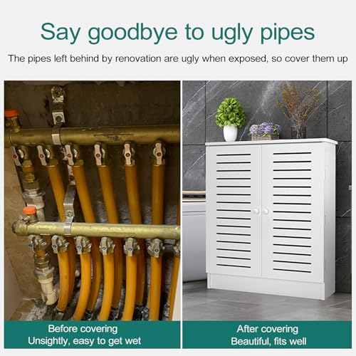 Cache-radiateur pour maison et salon décoratif à grille verticale