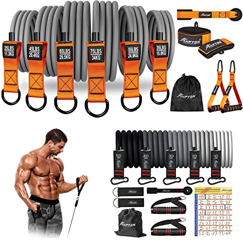 Resistance Band, 300 LBS & 150 LBS Resistance Bands for Men, Heavy Resistance Bands Set for FitnessTraining, Physical Therapy, Muscle Building