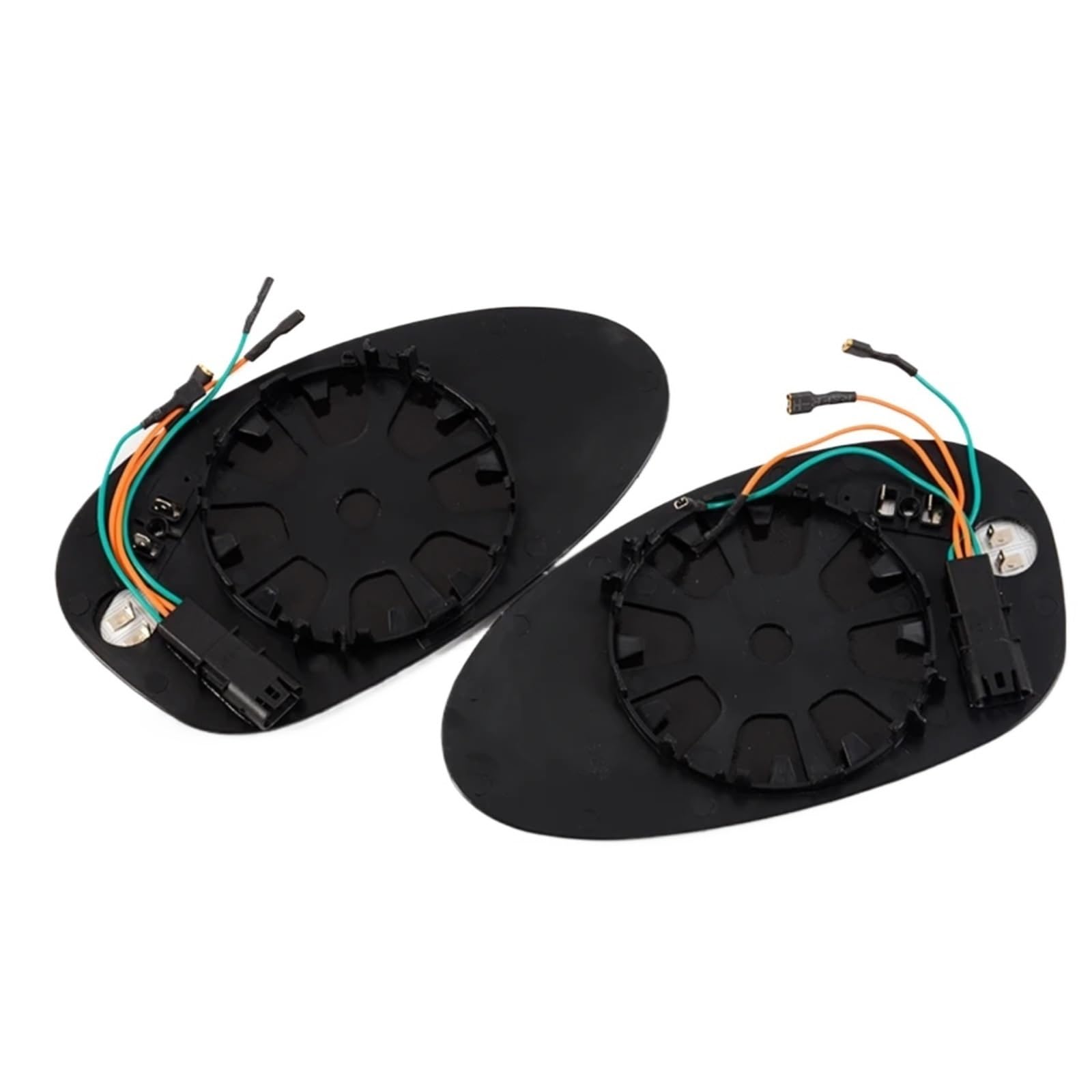 Vetro specchietto laterale automatico per BMW per E46 2004-2009 Per E87 E88 2004-2008 Vetro specchietto blu riscaldato grandangolare 4 pin per auto Vetro Retrovisore