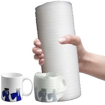 STYLELAB EPE Foam Wrap For Packing Roll 2MM Thickness L - W(20FtX1Ft) Pack of 1 (White)