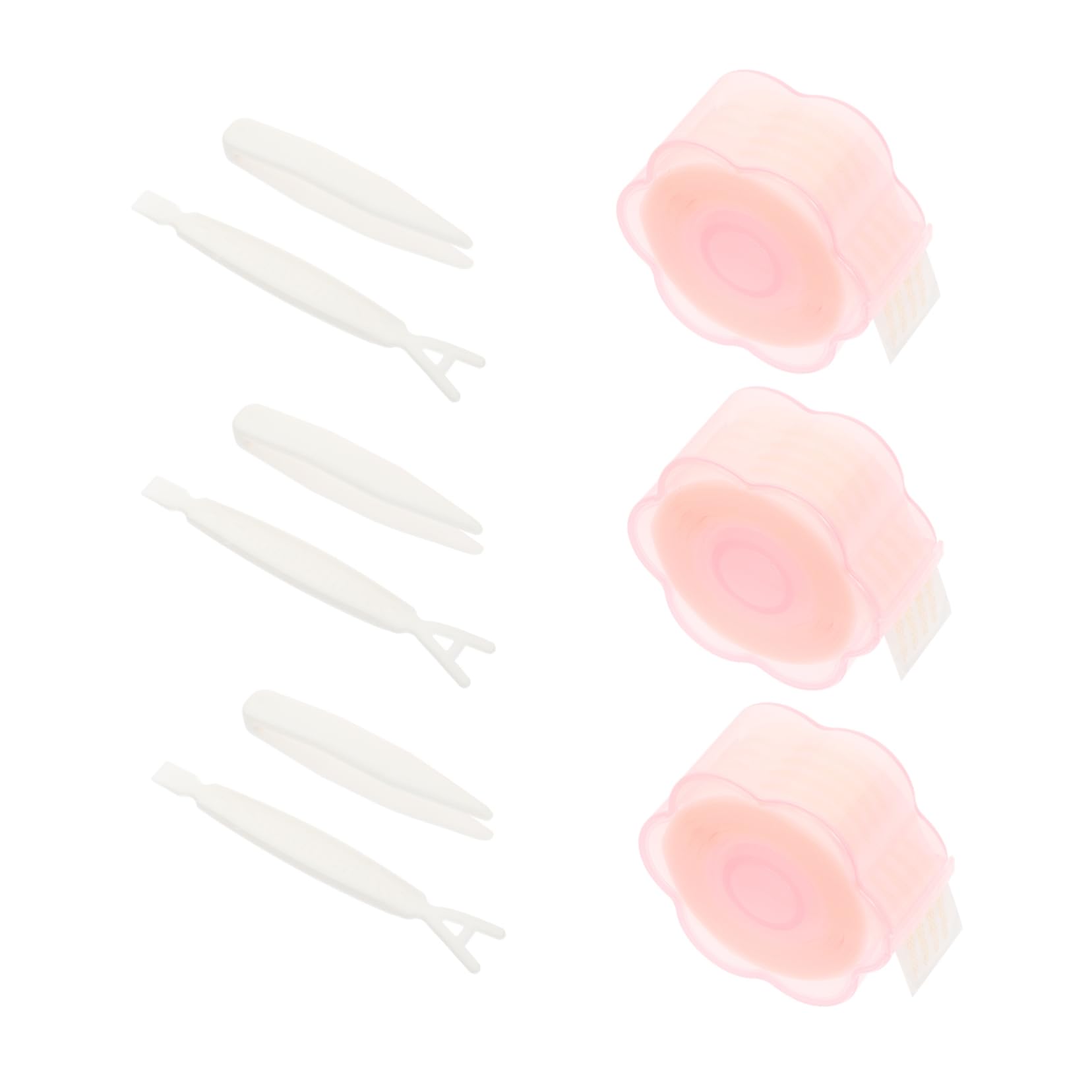 Outanaya Invisible Eyelid Tape Set Double Eyelid Stickers for Women Natural and 3 Rolls Girl Makeup Supplies