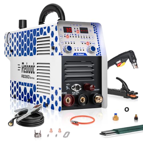 Coupeur Plasma et Poste à Souder 7en1 30A Non-HF – Utilisation Immédiate: Coupe 16mm + MMA 130A – Compatible MIG/TIG/Aluminium