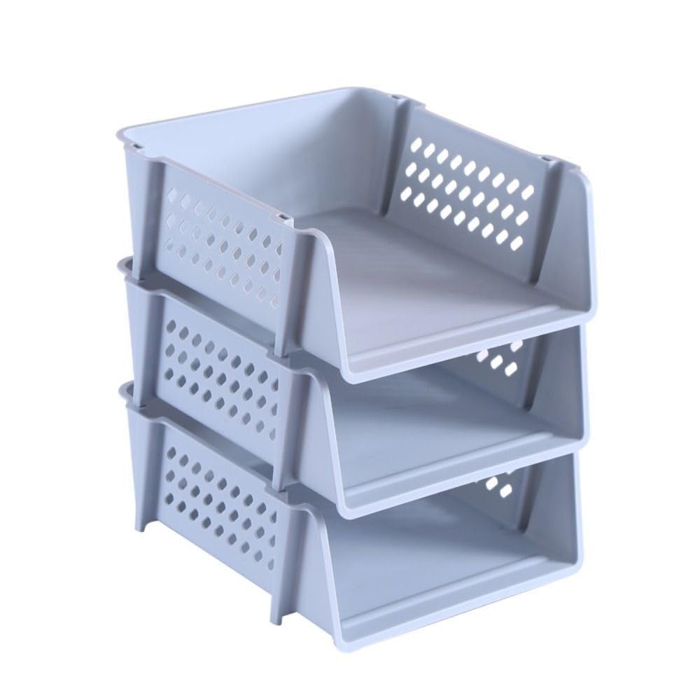 Titolare del file Organizzatore da scrivania, portadocumenti impilabile, vassoio A4(Bianco)