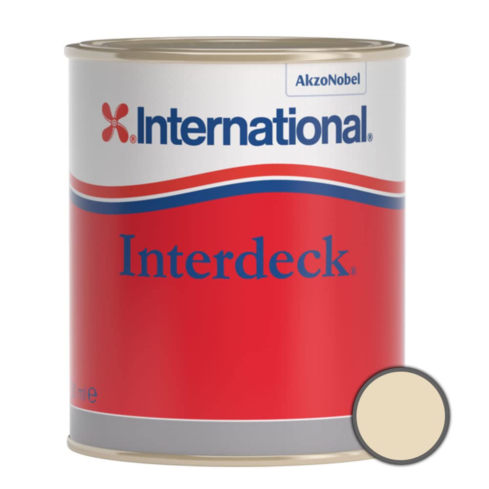 International Interdeck Non Slip Deck Coating 750ml: Sand Beige