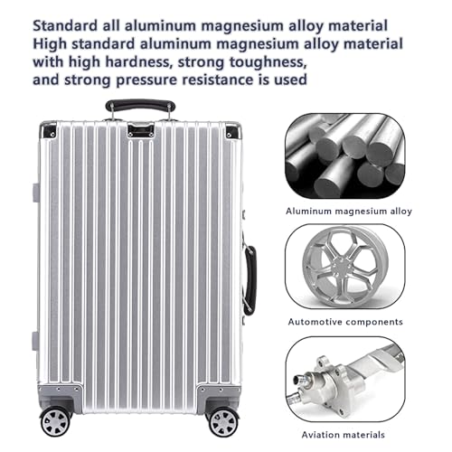 Suitcase Men's Travel Suitcase Hard Shell Travel Luggage Portable Luggage Suitable for Business Trips,3,29in3