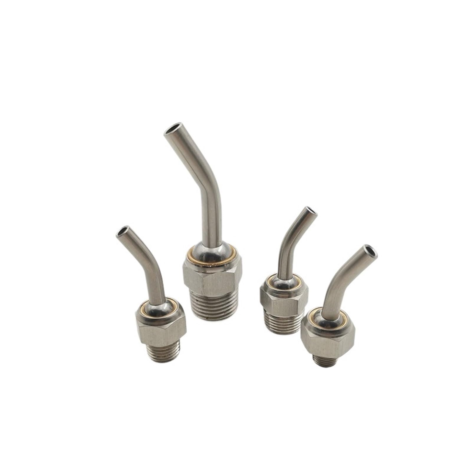 Boquilla de refrigerante de alta presión ajustable con pulverizador de agua for torre de herramientas de torno CNC, 1 unidad(M16X2.0,Pipe length 100mm)