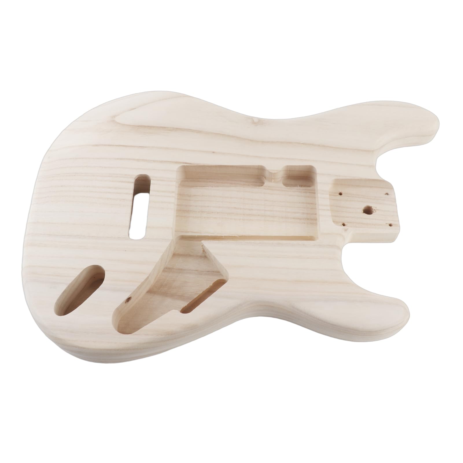 HUIOP Cuerpo de madera pulida tipo guitarra eléctrica de arce con cuerpo de guitarra eléctrica,cuerpo de guitarra baja sin terminar reemplazo cuerpo guitarra eléctrica partes guitarra clásica acústica