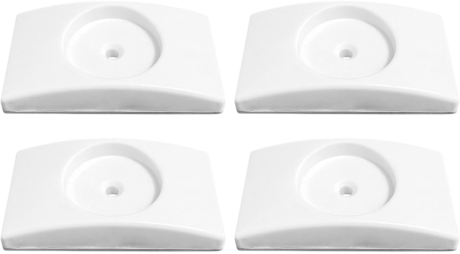4 Pack Baby Gate Wall Protector, Universal Rubber Protectors Walls & Doorways, Wall Surface Safety for Pet & Dog Gates, Pressure Mounted on Stair Gate, No Screw Need