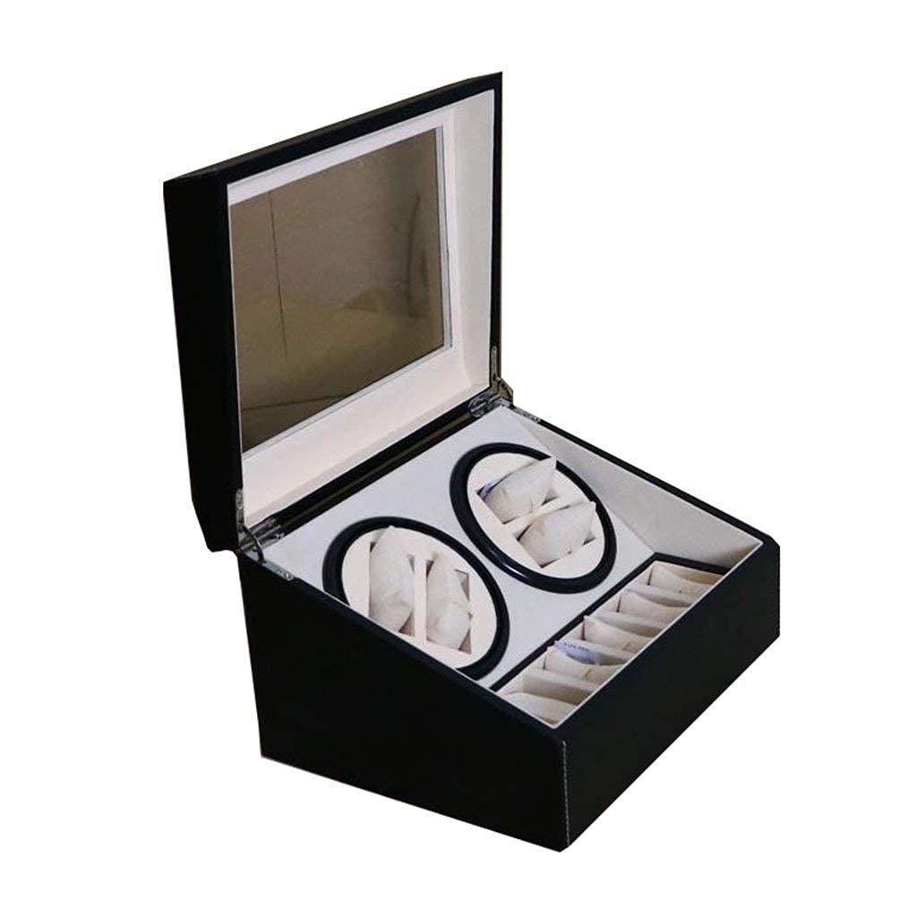 NZPOST Automatic Watch Winder Watch Winder Shake Table Device Mechanical Watch Shaker Watch Winding Box 4+6 Automatic Watch Box Winding Box Turntable Box