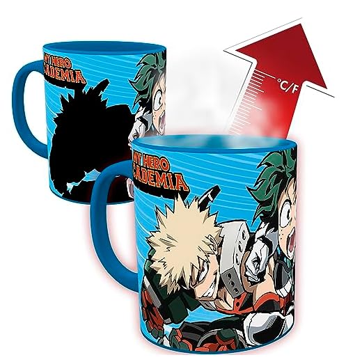 ABYSTYLE MY HERO ACADEMIA Taza Heatchange Héroes 320 ml