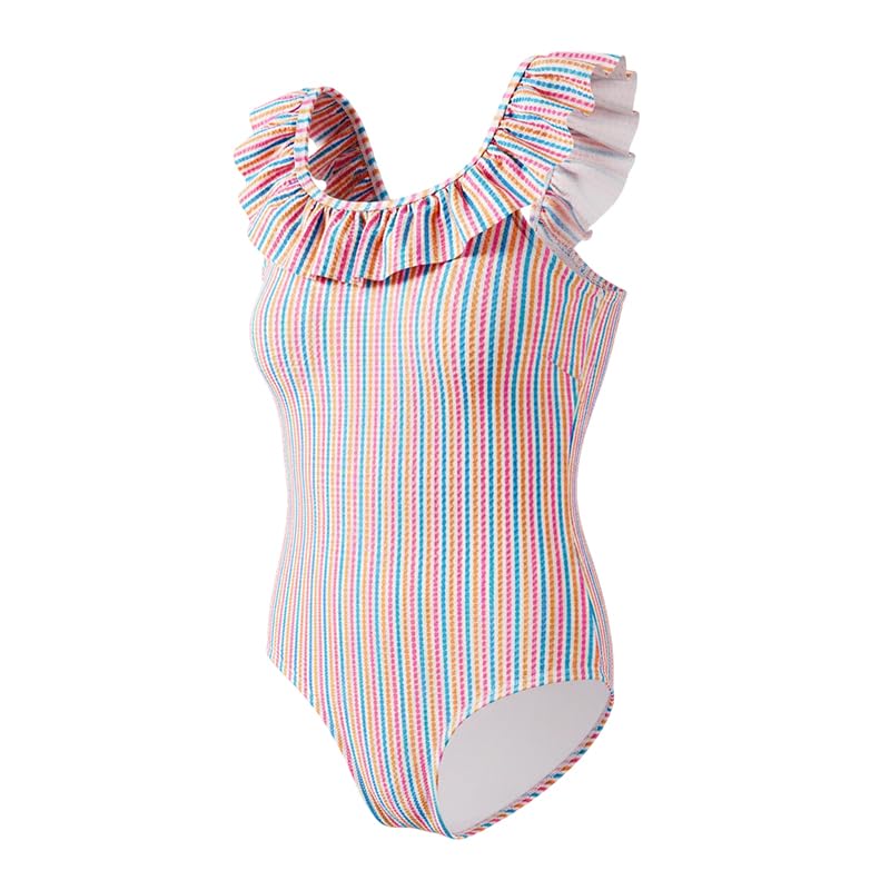 Image of Angel season Girls Swimsuits Kids Bathing Suit One Piece Swimwear with UPF 50+ Cute