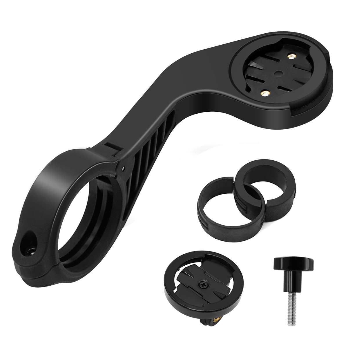 Bike Mount for Garmin Edge 1040/1030/840/830/540/530/200/130, Fit 25.4mm 31.8mm/35mm Handlebar, Computer Mount with Quick Release Gopro Mount Adapter and Light Holder