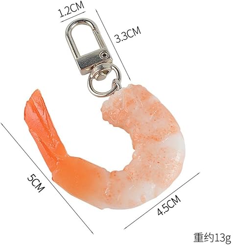 Miniatura 2 de Llavero de imitación para alimentos, patas de pollo frito, pepitas, alas para bolso, bolso, accesorios para automóvil