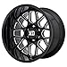 XD849 20X10 6X5.5 G-BLK MILL -18MM CUSTOM WHEEL TOTAL OF 1