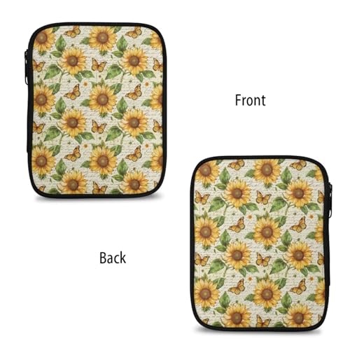 Image of Sunflower Crochet Hook Case Portable Knitting Needle Case without Hooks and Accessories Knitting Needle Organizer for Crochet Hooks, Knitting Needles,Knitting Crochet Supplies